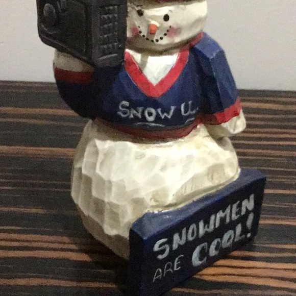 Rare Vintage Paul Bolinger Snowman figurine 😘 - Picture 2 of 4